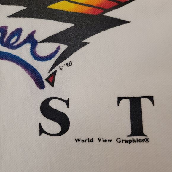 Vintage World View Key West Sweatshirt XL White 90s Sailboat Graphic Made in USA - Picture 6 of 10